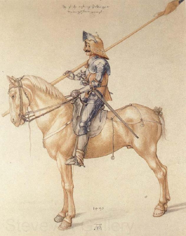 Albrecht Durer Equestrian Kninght in Armor France oil painting art